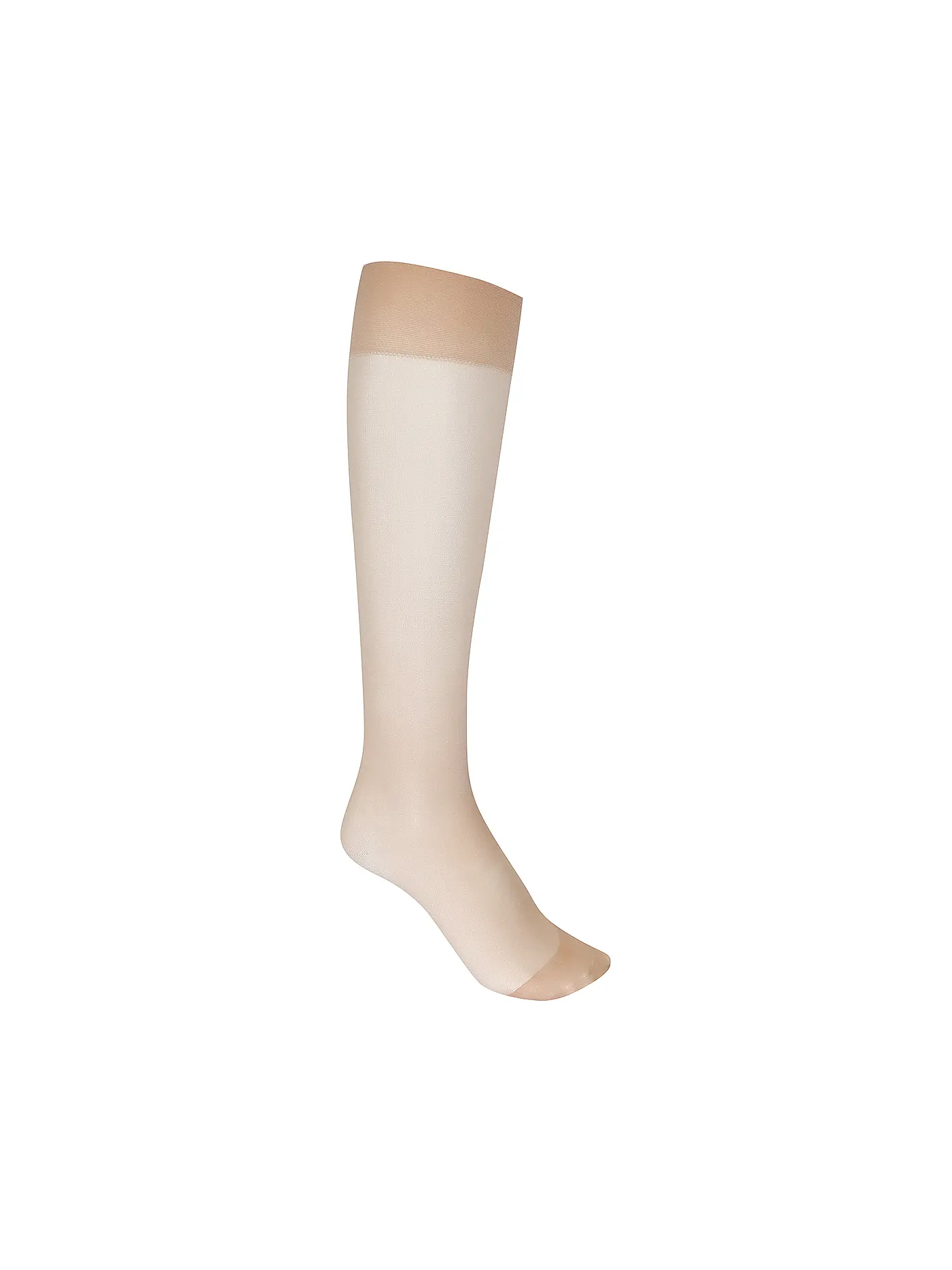 ITEM M6 | Kniestrümpfe INVISIBLE 15 Den ivory | 